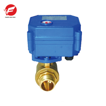 mini electric valve actuator for water sensor system